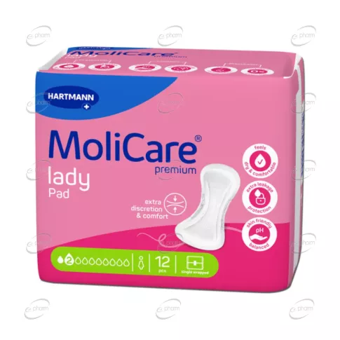 HARTMANN MoliCare Lady Урологични подложки за жени