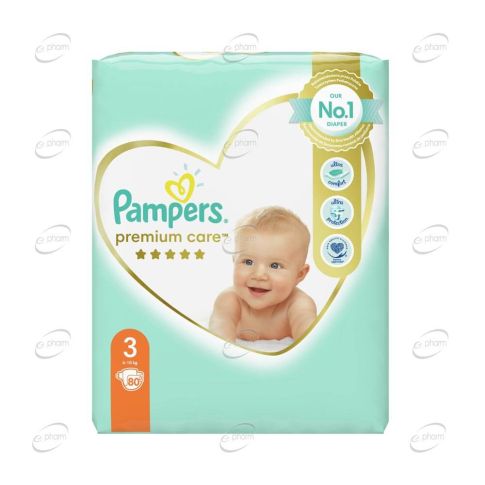 Pampers Premium Care №3 х 80 броя (JP)