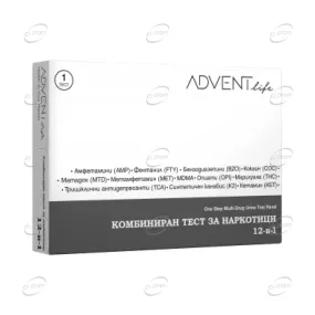 ADVENT LIFE Комбиниран тест за наркотици 12 в 1