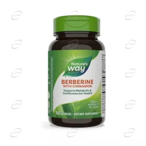 БЕРБЕРИН + КАНЕЛА капсули Nature’s Way
