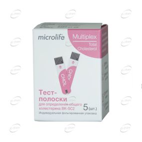 Microlife Multiplex тест ленти за общ холестерол 